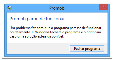 Como resolver o erro: Parou de funcionar (Funciona) 