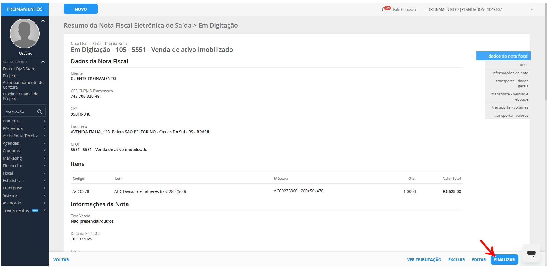 NFsaída_apartirdaNF de entrada022.png