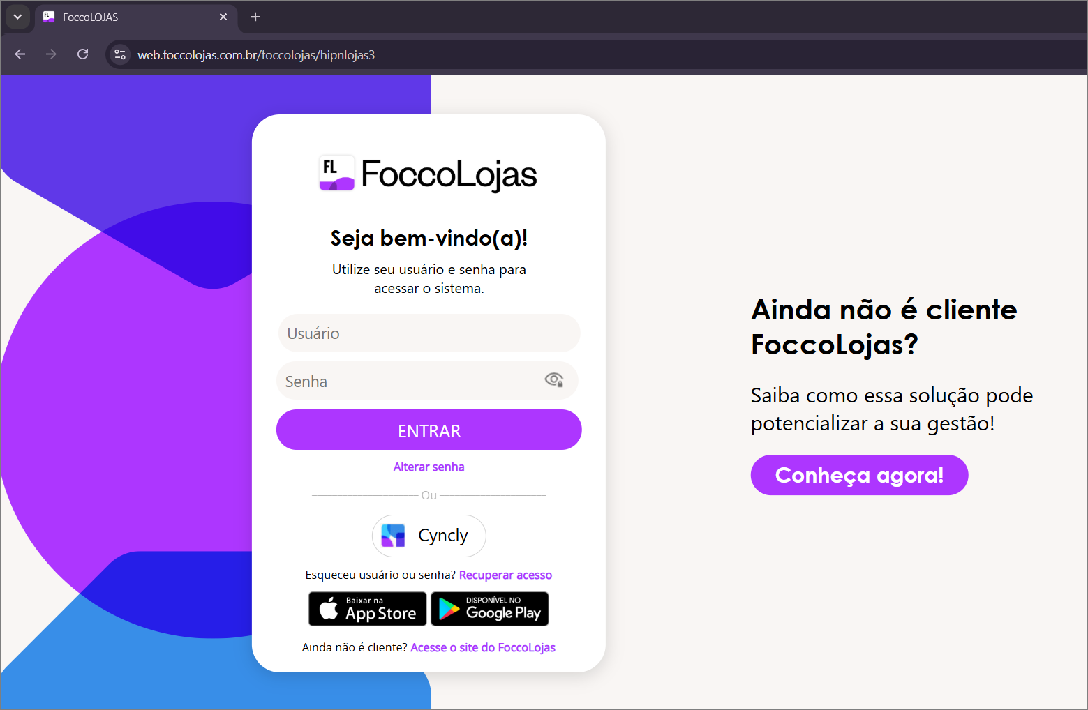 Login FoccoLOJAS.png