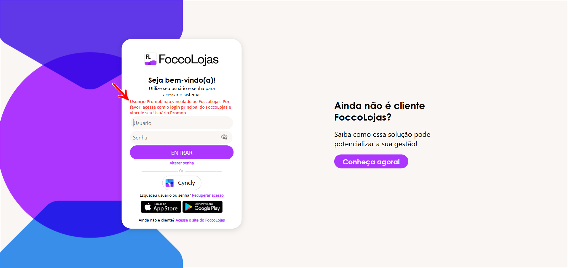 mensagem usuário não vinculado.png