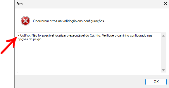 não foi possível localizar o executável do Cut Pro.png