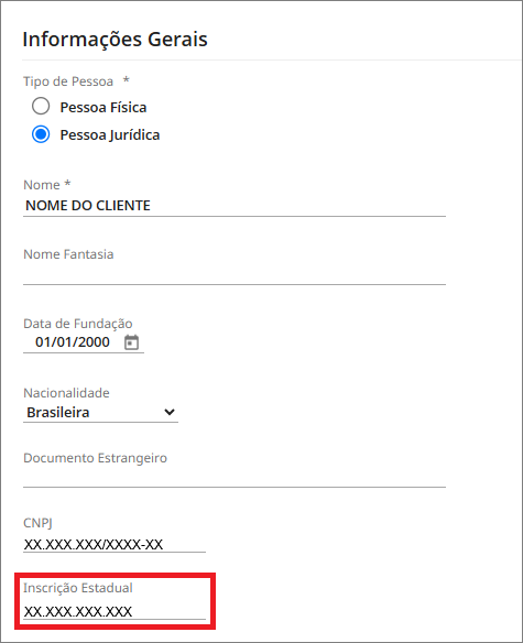 FoccoLOJAS - Fiscal - Rejeição IE do destinatário não informada 4.png