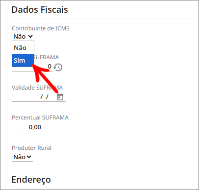 FoccoLOJAS - Fiscal – Rejeição Contribuinte ICMS 1.png