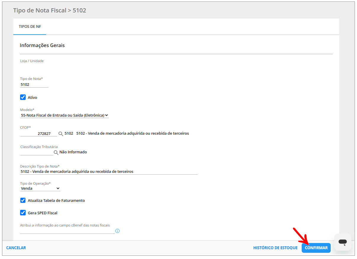Rejeição CST com benefício fiscal e não informado o código de benefício fiscal022.png